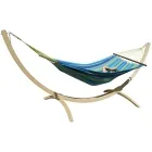 Hammock Set Siesta Grande Deluxe Caribe Dorada Set by MacaMex MA-90243 color multicolor