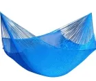 Mexican Net Hammock - Double Cielo Plus by MacaMex MA-00224 color blue