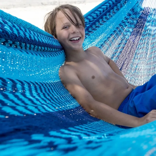 Mexikanische Hängematte Mammut Caribe by MacaMex MA-00067 color blue