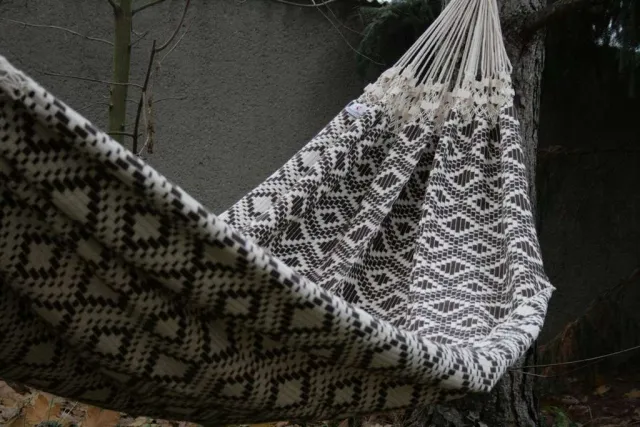 Hammock Brasil Deluxe Jacquard Terra by MacaMex MA-01099 color brown