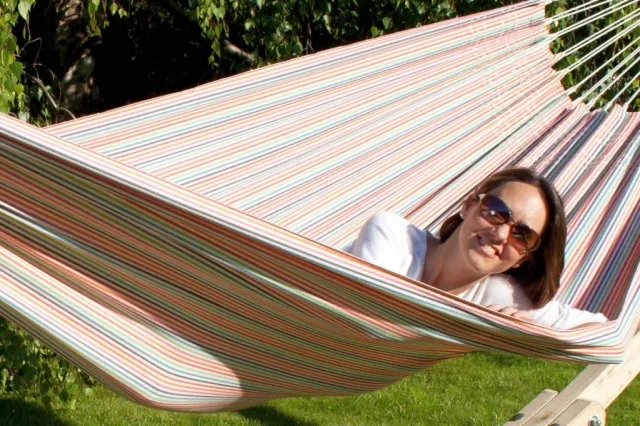 Brasil Comfort Otono Doppelhängematte by MacaMex MA-01030 color multicolor