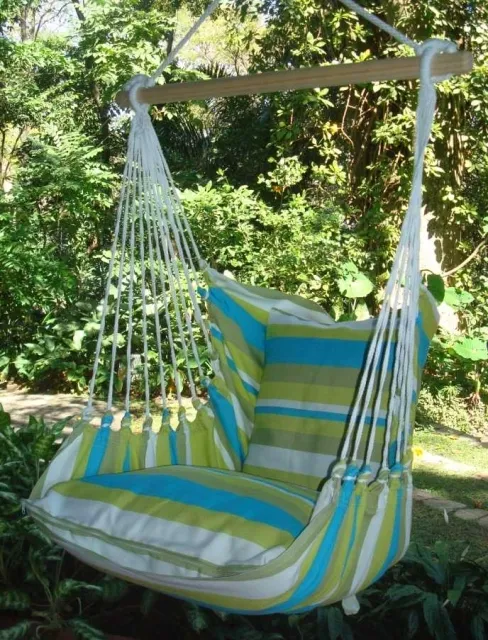 Hanging chair Cayo Beach MacaTex by MacaMex MA-13008 color green