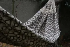 Hammock Brasil Deluxe Jacquard Terra by MacaMex MA-01099 color brown