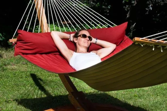Wetterfeste Hängematte für den Garten