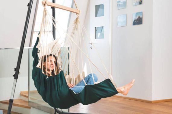 Weicher Wetterfester Hängesessel