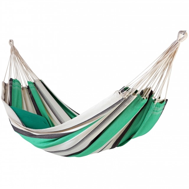 Brasil Comfort Premium Verde Doppelhängematte by MacaMex MA-01084 color green