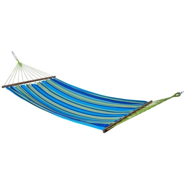 Caribe Grande Dorada-Doppelstabhängematte by MacaMex MA-02111 color blau