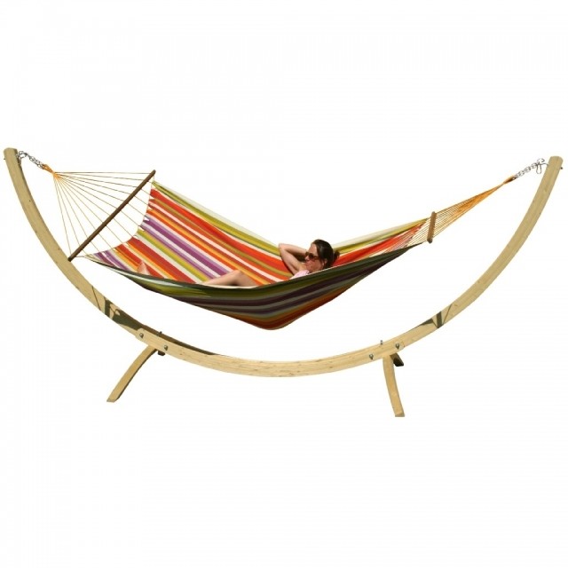 Hammock Set Siesta Grande Caribe Costa Rica Set by MacaMex MA-90222 color multicolor