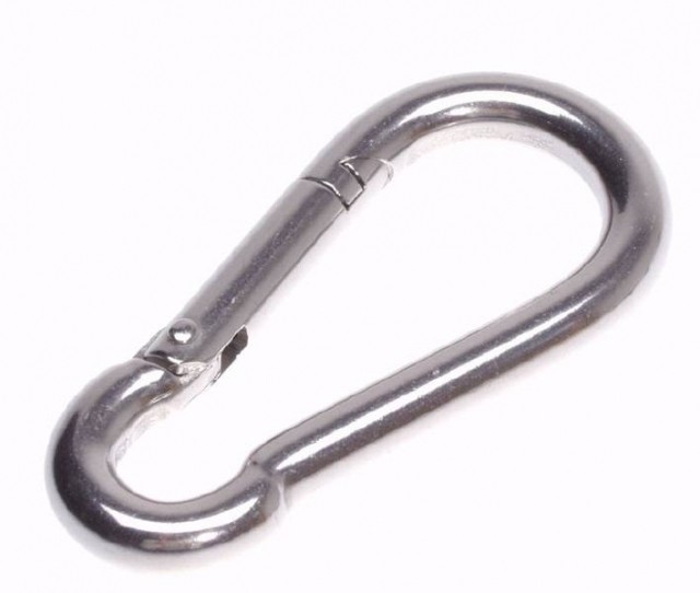MacaMex Karabiner extra stark by MacaMex MA-21201 color grey/silver