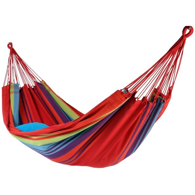 Brasil Comfort Verano Doppelhängematte by MacaMex MA-01032 color rot