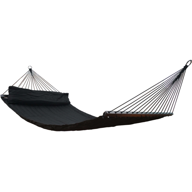Miami Single-Stabhängematte wetterfest schwarz by MacaMex MA-25504 color black