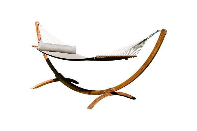 Siesta Grande California Hot Chocolate Hammock Set by MacaMex MA-90612 color green