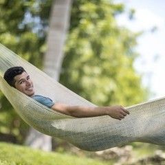 Mexikanische Hängematte Single natur by MacaMex MA-00110 color natur / beige