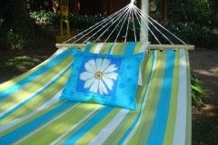 Caribe Beach MacaTex-Stabhängematte wetterfest by MacaMex MA-05008 color grün