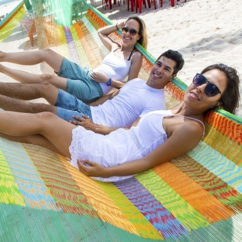 Mexikanische Hängematte Matrimonial Plus Multicolor by MacaMex MA-00230 color multicolor