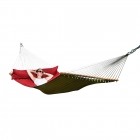 CALIFORNIA  Hot Chocolate Doppelhängematte wetterfest (FSC™ certified) by MacaMex MA-25400 color red