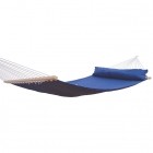 California Lapis Blue Doppelhängematte wetterfest (FSC™ certified) by MacaMex MA-25403 color blue