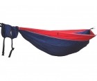 Camper Bordeaux / Navy / Bordeaux - Double hammock including tree straps by MacaMex HO-0010141614 color blue