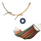 Hammock Set Siesta Grande Deluxe Caribe Costa Rica Set by MacaMex MA-90223 color multicolor